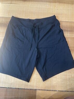 Athletic Works Black Performance Drawstring Shorts
